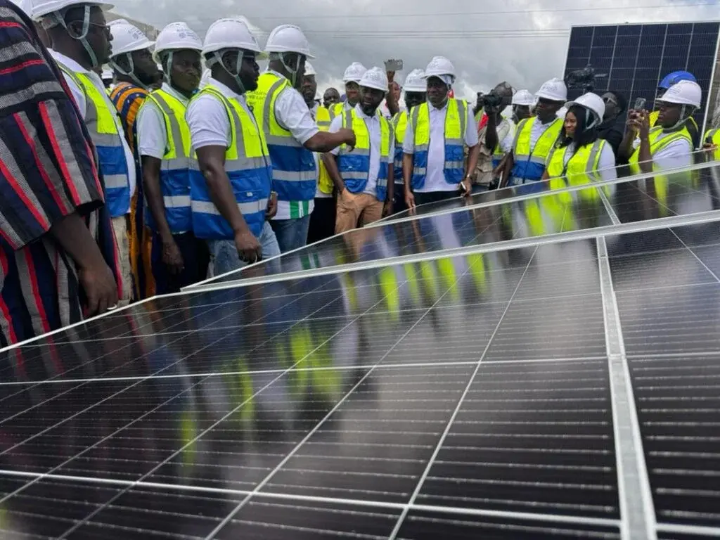 Local solar installer working